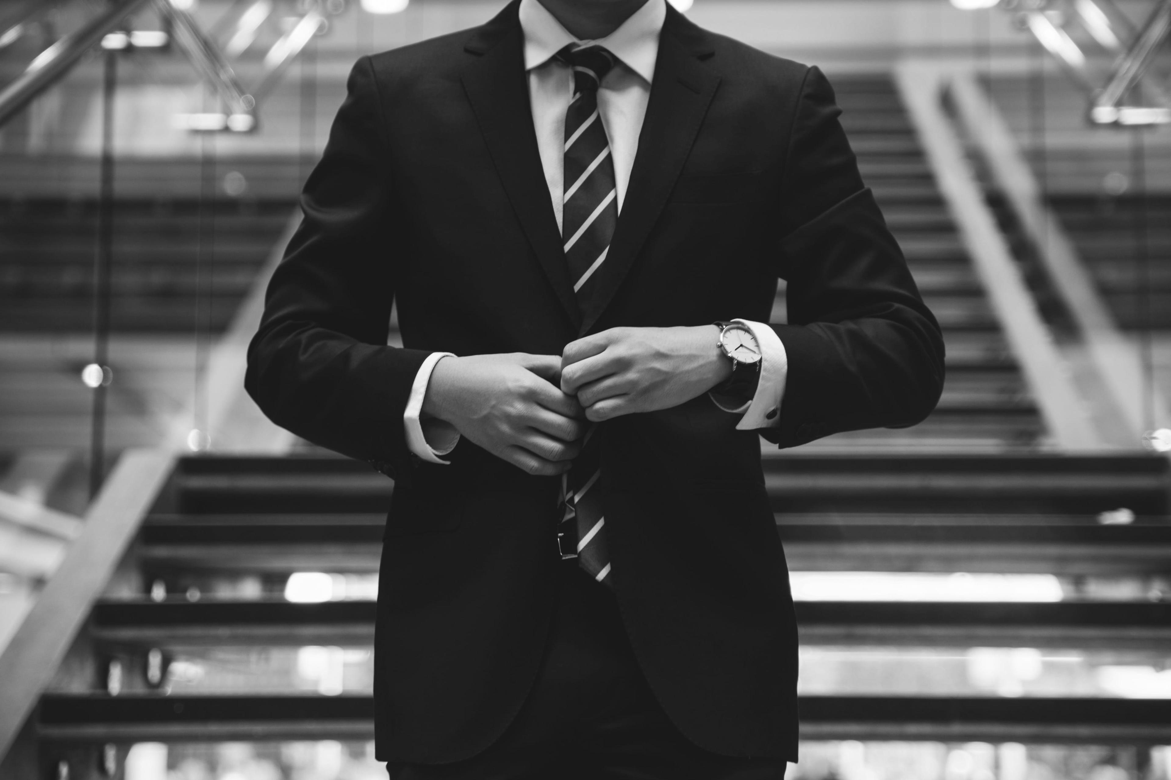 Business man in suit
